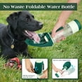 thumbnail image 5 of Portable Dog Water Bottle Food Container 2 In 1 Leakproof Pet Drinking Dispenser Feeder Cup for Outdoor Walking Hiking (3), 5 of 7