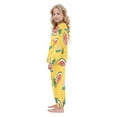 thumbnail image 4 of Fluffy Pajamas Set Fuzzy Winter Warm Pj Sets Pullover Tops and Long Pants Watermelon and Beach Hat Small, 4 of 8