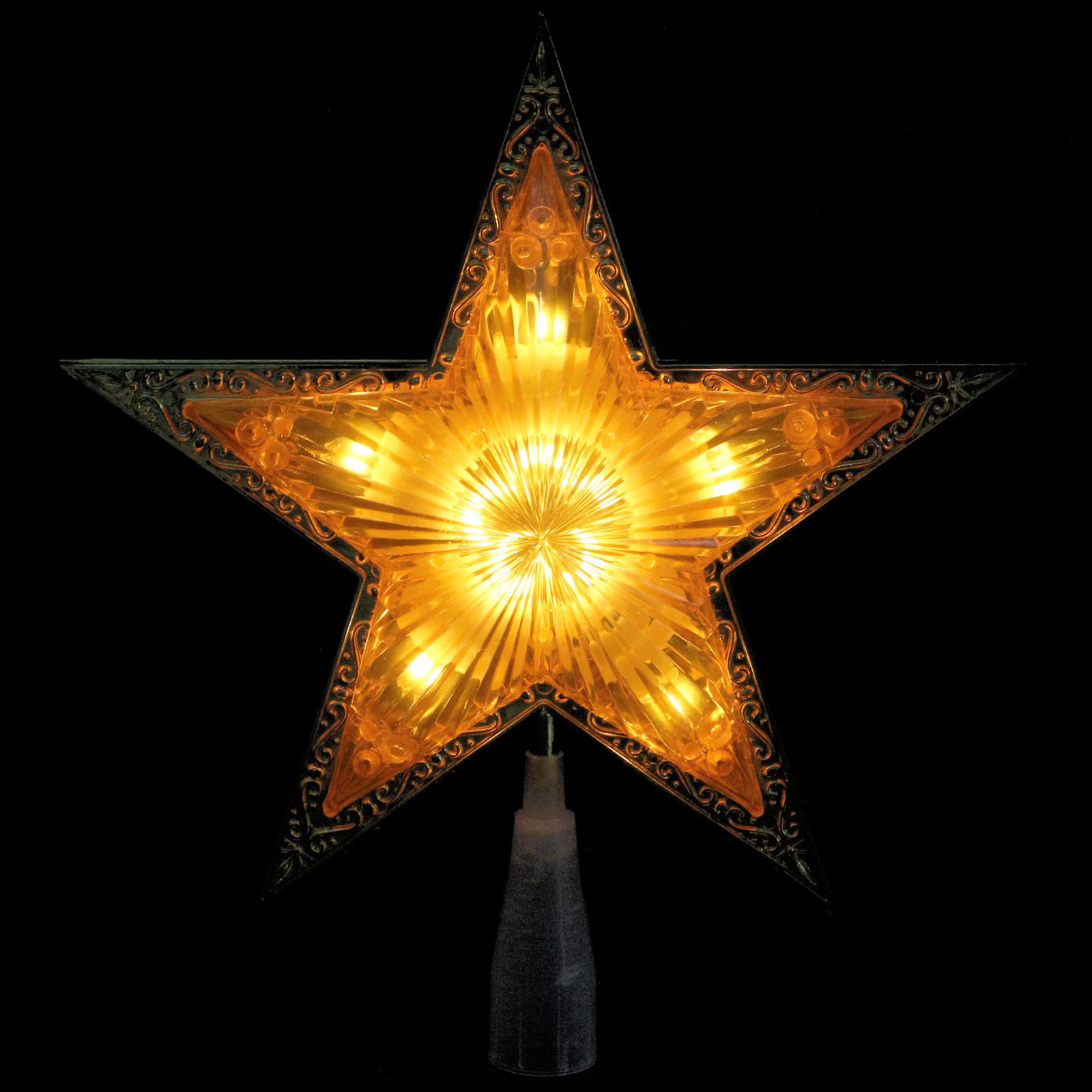 Details about   Yostyle Christmas Tree Topper Lighted with LED Snowflake Projector Lights Lig... 