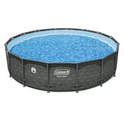 Coleman Power Steel 16 ft. x 42 in. Round Metal Frame Above Ground Pool Set