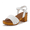 White, variant on Cushionaire Sloan Womens Faux Wood Block Platform Heels with Adjustable Ankle Strap – Chunky Heel Sandals for Women