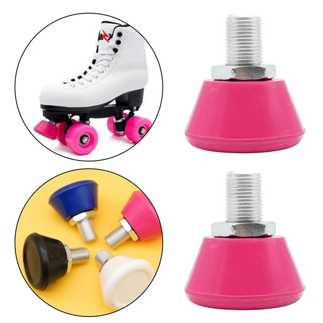 2 Stopper 82A Skating Braking Pads Rose Red