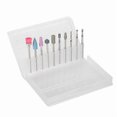 thumbnail image 3 of 10 Pcs / Set Alloy Steel Nail Art Drill Polishing Head Kit Nail Drill Machine Accessories 02#, 3 of 5