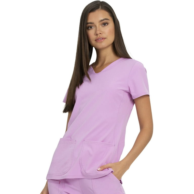 Clearance Break On Through by heartsoul Women's V-Neck Scrub Top