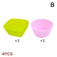 thumbnail image 1 of 4 Pcs Silicone Lunch Box Dividers, Bento Bundle Dividers For Kids Accessories B, 1 of 6