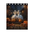 thumbnail image 5 of Ducks Pumpkins Lambs Blackout Curtain Panels 63x55in Drapes Privacy Assured for Living room Bedroom Bathroom 2 panels set, 5 of 5
