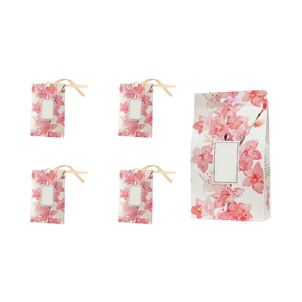 Ropa Bolsas para Almacenamiento Bolsa de Fragancia Aromaterapia Desodorizante Bolsa de Fragancia Armario de Coche Ropa Armario de Fragancia de Larga Duración Conjunto de 4 Piezas