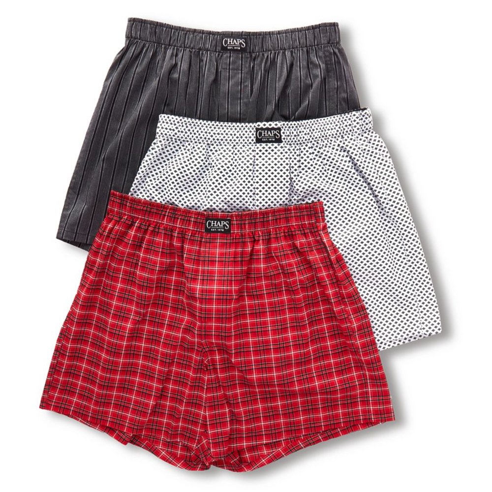 chaps woven boxers