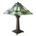 thumbnail image 2 of Lighting MASON Mission 2 Light Antique Dark Bronze Table Lamp 16" Shade, 2 of 3