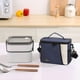thumbnail image 2 of Bolsa De PícnicBolsa de picnic Bolsa de almacenamiento de utensilios de cocina con asa Bolsa térmica para alimentos con correa para el hombro, 2 of 7