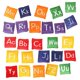 thumbnail image 5 of Juego de 26 pufs con letras del alfabeto, bolsa de lanzamiento, actividad educativa, pufs con letras, pufs para niños para el aula, 5 of 9