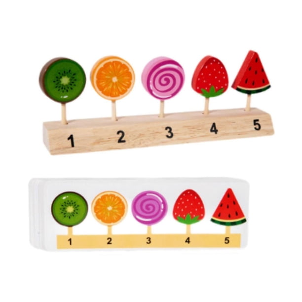2026 Wooden Play Food Toy for Kids Educational Realistic for Girls Boys Children Popsicle