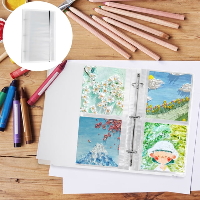 UPOUART 1 Set Practical Portfolio Album Transparent Storage for and Photos