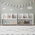 thumbnail image 4 of Kids Bookcase with 4 Compartments, Storage Book Shelf, Storage Display, Rack,Toy Organizer for Children's Room, Playroom, Nursery, 4 of 7
