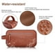 thumbnail image 4 of Neceser de viaje Ezday para hombre y mujer de piel marrón, 4 of 9