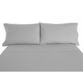 thumbnail image 3 of All Cotton 144 Thread Count Light Gray 100% Cotton 3-Piece Twin Sheet set, 3 of 3