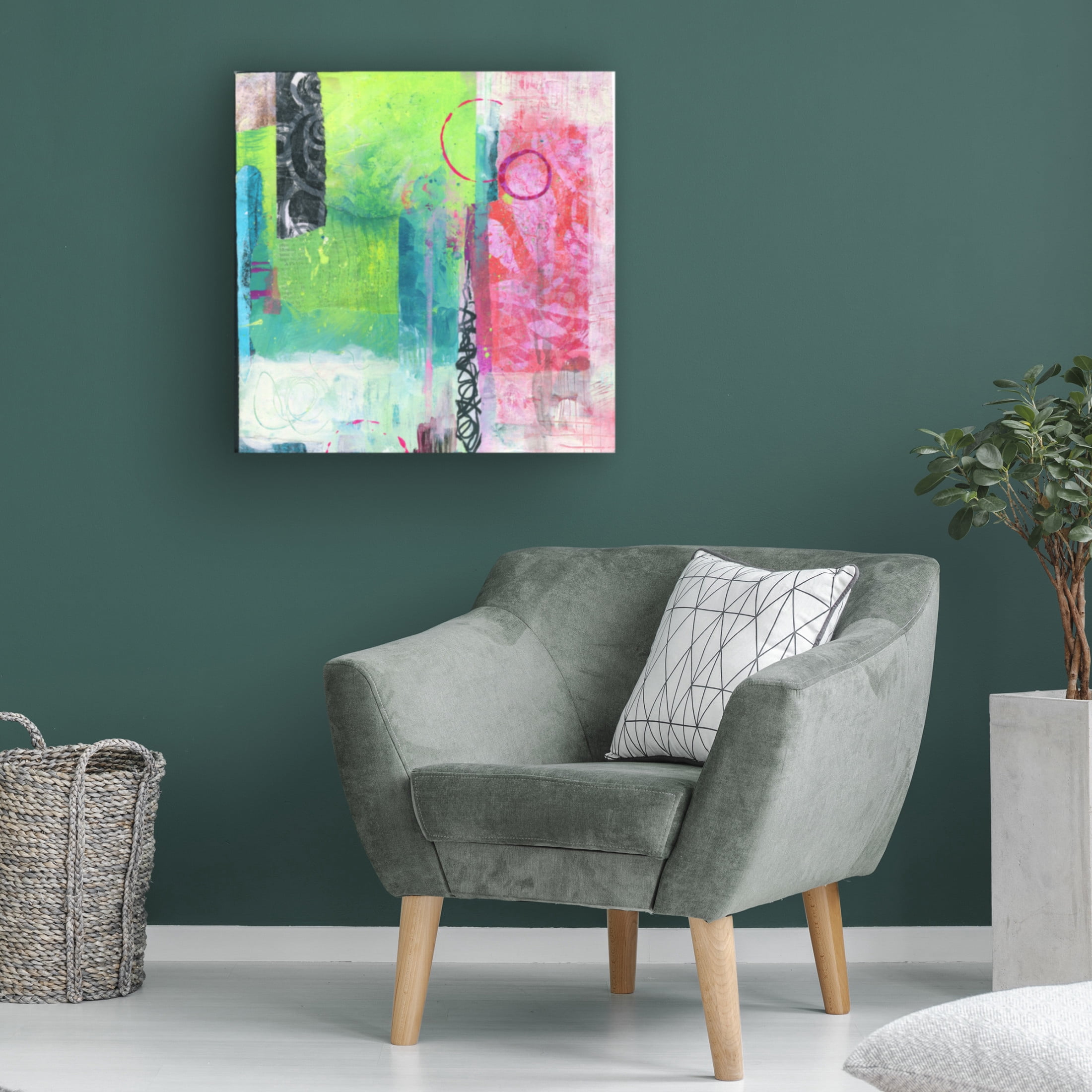 Canvas Wall Art - Fiona Stokes Gilbert 'Firenze' Wall Art for Living Room, Bedroom, or Office Décor by Trademark Fine Art - 18 x 18 Inches