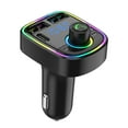 thumbnail image 2 of Meggemo Bluetooth FM Transmitter Wireless Adapter Car Kit with Dual USB Charging MP3 Player Wireless Audio Streaming Hands Free Calling for Vehicle Use, 2 of 8