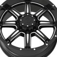 thumbnail image 5 of 20x9 Gear Off Road 726BM Big Block Blk Mill Wheel 6x135/6x5.5 (18mm), 5 of 5