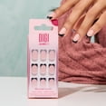 thumbnail image 6 of DIGI by Glamnetic Short Square Artificial Press-on Nails, Blackout French, 24 Pieces, 6 of 12