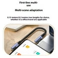 thumbnail image 3 of 15/30cm 90 Degree Angled Type C Cord 6A Fast Charging Cable Fast Speed Data Wire, 3 of 10