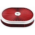 thumbnail image 2 of BARTOO 14x3 Blue Round High Flow Washable Air Cleaner – Drop Base For SBC BBC, Universal Fit 2 of 4