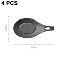 thumbnail image 2 of El resto de la cuchara para el contador de la cocina, paquete de 4 BPA libera y tenedor de la cuchara del silicón de la categoría alimenticia, 2 of 5