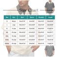 thumbnail image 2 of Chiccall Mens Plus Size Colorblock Shirts Casual Fashion Loose Short Sleeve Tee Tops Beige XL, 2 of 5