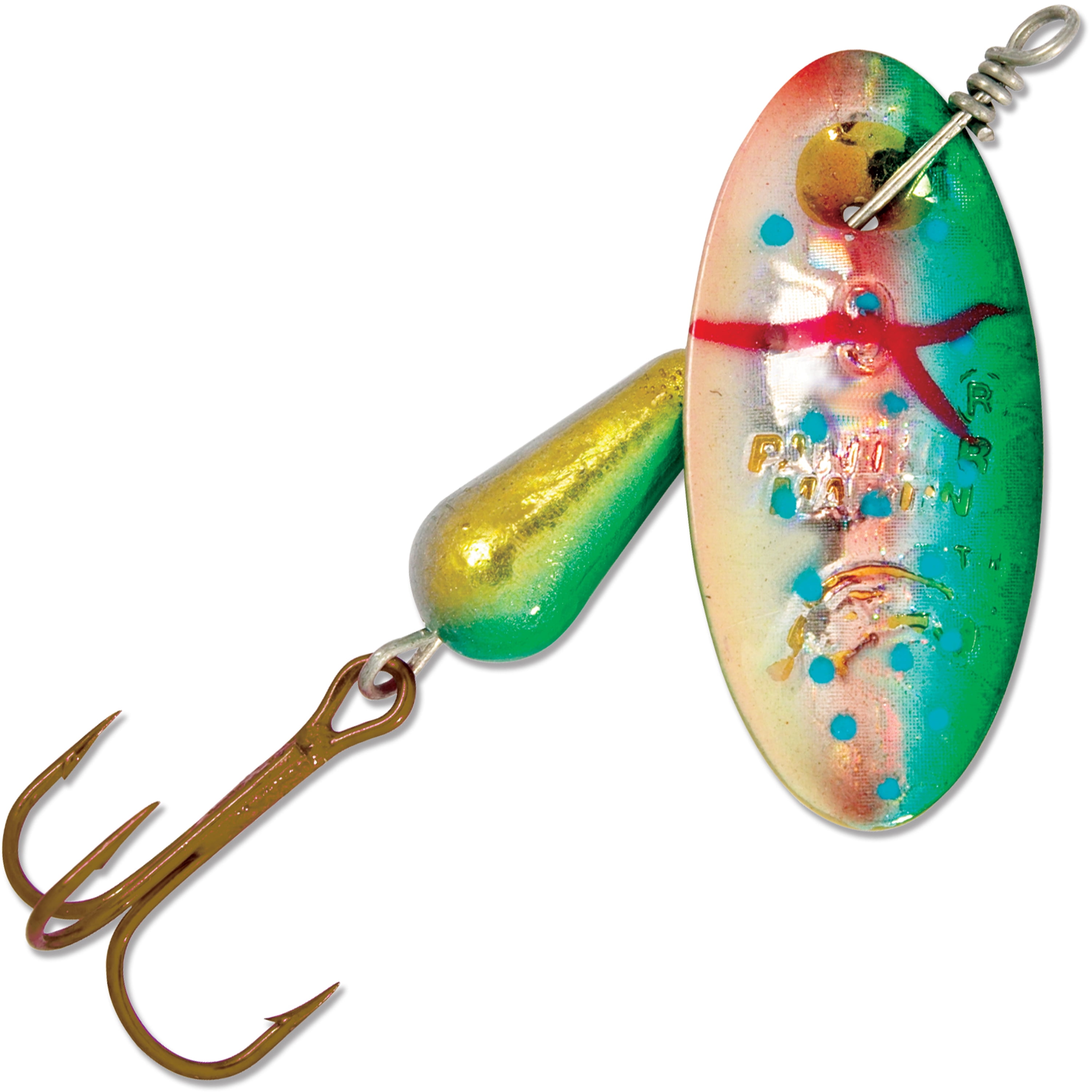 (3 pack) Panther Martin PMH_1_SPB Classic Holographic Spinners Fishing Lure - Spotted Blue Holographic - 1 (1/32 oz)