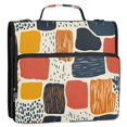 thumbnail image 7 of 3 Ring Zipper Binder with Shoulder Strap Waterproof Trapper Keeper 2 Inch D-Ring 500 Sheets Capacity Line Block Doodle, 7 of 7