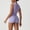 Purple-Set 02, variant on HPINK-T Sets for Women 2 Piece Foldover Yoga Flare Leggings Pants Crop Tops Casual Outfits Matching Tracksuit Set