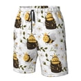 thumbnail image 4 of Fotbe Honey Bee Insect Trajes de Baño Estampados para Hombre, Shorts de Verano de Secado Rápido, Ropa de Playa, Bañadores-3X-Large, 4 of 6