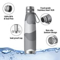 thumbnail image 4 of Camouflage 29oz Stainless Steel Insulated Thermos with Tea Filter, 360° Printed Travel Bottle, Leakproof BPA-Free Flask with Anti-Slip Base, 304 Inner & 201 Outer, Vacuum Cup, 4 of 6