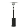 thumbnail image 2 of Merrick Lane Black Finished Stainless Steel 7.5' Tall 40,000 BTU Outdoor Propane Patio Heater with Wheels, 2 of 12