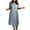 Light Blue, variant on Kaemgyyd Womens Summer Dresses Comfy Crew Neck Sleeveless Sundresses Plus Size Tank Dress Fashion Outfits with Button