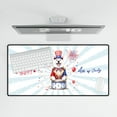 thumbnail image 4 of Happy 4th of July Patriotic Akita Marching Band Uniform Balloons Fireworks Desk Mat Full Keyboard Mouse Pad Inu Dog Lover Large Mousepad - 13009, 4 of 5