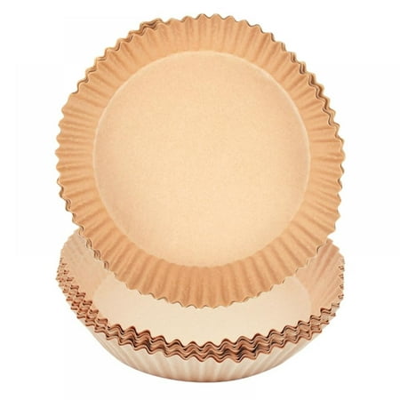 

50pcs Air Fryer Paper High Temperature Resistant Paper Mat Air Fryer Baking Special Paper Home Oil-proof Oil-absorbing Paper BBQ Oven Food Plate Pad