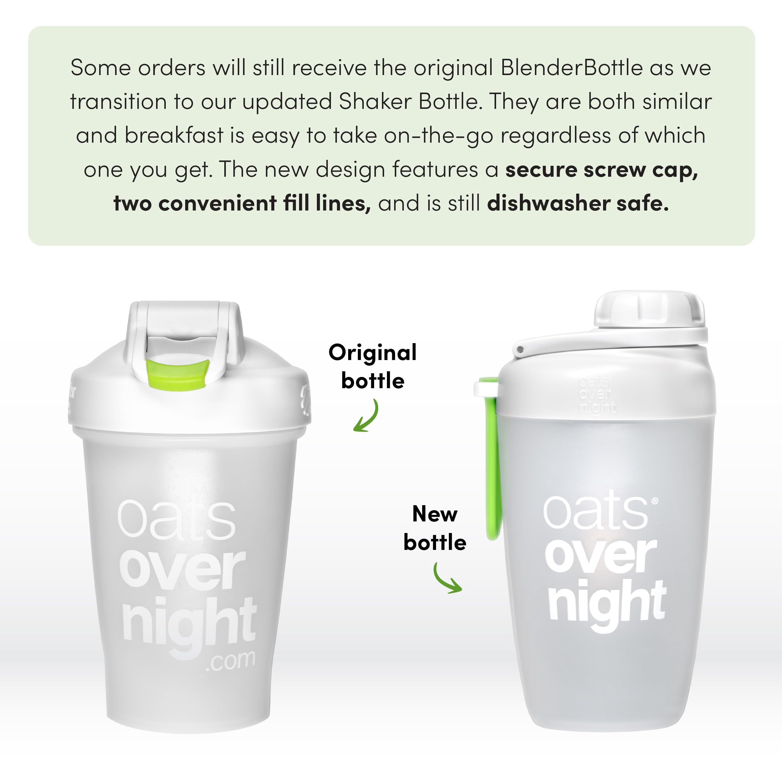 Oats Overnight Party Variety Pack-High Protein, High Fiber Breakfast Protein Shake - Gluten Free Oatmeal, Non GMO Oatmeal - Cookies & Cream, Coconut Cream Pie & More Flavors (8 Pack + Shaker Bottle)