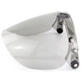 thumbnail image 3 of Viento de la Cara Abierta Visor de Casco Motocicleta Lente de Burbujas de Burbujas de 3 Snap Visera, 3 of 7