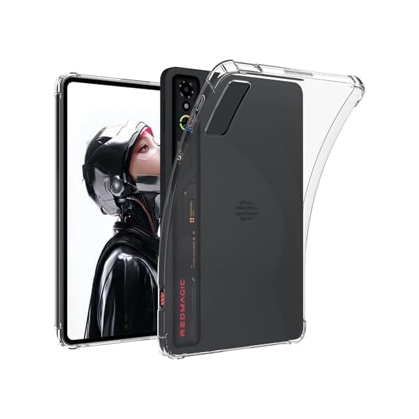 wonim11 for Nubia Red Magic Astra Case,9.06 inch,Slim TPU Clear Transparent Back Protective Cover,Anti-Scratch Shockproof -Clear