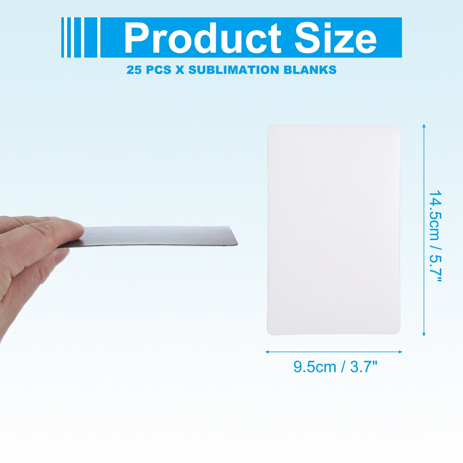 Uxcell 2.6" Sublimation Magnet Blanks, 30 Pcs Sublimation Blanks Products Personalized Refrigerator Magnets for Kitchen Fridge Home Decor, Round