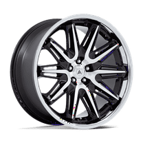 Asanti Black Cast Aluminum Wheel AB047 20x10.5 5x112 G-BLK MACH 38mm, AB047BS20055738