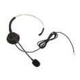 thumbnail image 1 of Auriculares comerciales diadema flexible con cancelación de ruido auriculares telefónicos de un solo oído para centro de llamadas, 1 of 8