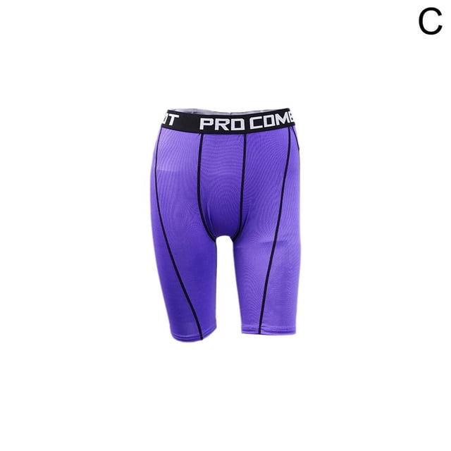 Compression Pants Sports Shorts Mens Elastic Quick-drying Breathable Basketball Leggings Running Track And Field Training Pants Fitness Shorts