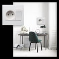 thumbnail image 4 of 1 Gang 1 Way Wall Push Button Switch 86 Type Wall Socket Panel Outlet EU Standard German/French Type Light Switch 106A/250V, 4 of 5