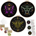 thumbnail image 1 of Kit de bordado Louise Maelys Tarot con luna, mariposa y abeja, 1 of 7