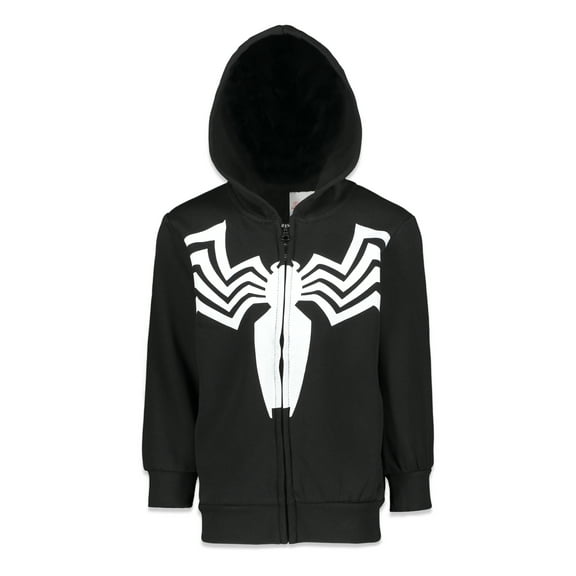 Marvel Venom Toddler Boys Fleece Zip-up Costume Hoodie Sweatshirt