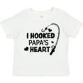 thumbnail image 3 of Inktastic I Hooked Papa's Heart with Fishing Rod Boys or Girls Toddler T-Shirt, 3 of 5