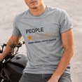 thumbnail image 3 of Jollimate People 1 Star Rating Shirt, Funny Introvert Graphic Tee, Sarcastic Gift for Men, 3 of 5