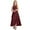 Brick Red, variant on HUANBAI Girls Formal Dresses Party Gown For Recital Performance Pageant Elegant Sleeveless Summer Dress For Kids Toddler To Teen Long Maxi Dress 2-3 Years